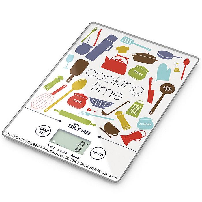 Balanza de Cocina SilFab BC300 Digital 3kg