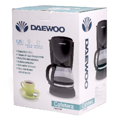 Cafetera de Filtro Daewoo CM6316B 1,25 Lts Negra - Imagen 5