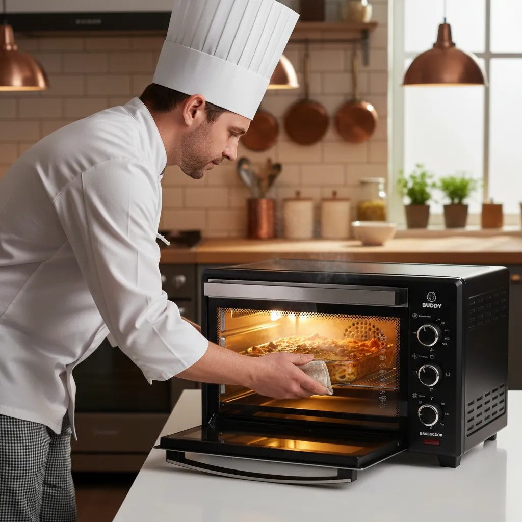 Horno Eléctrico Buddy 42Lts BD-42E Negro - Imagen 8