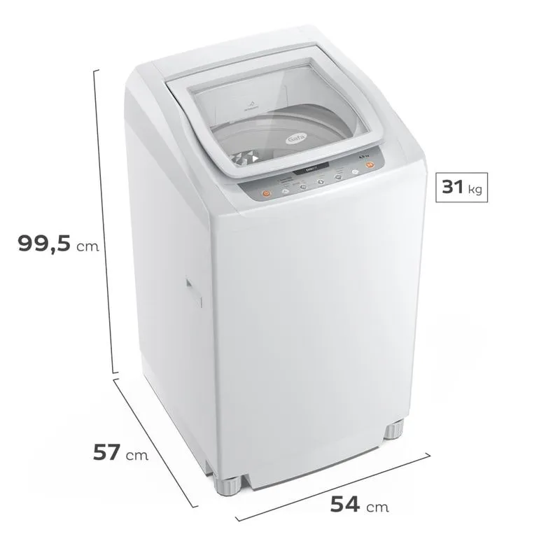 Lavarropas Carga Superior Gafa DigiFit 6,5kg Blanco - Imagen 4