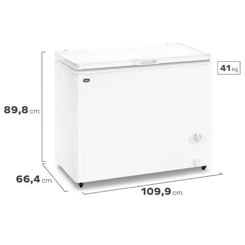 Freezer Horizontal Gafa Blanco Inverter 280lts FGHI300B-L - Imagen 6