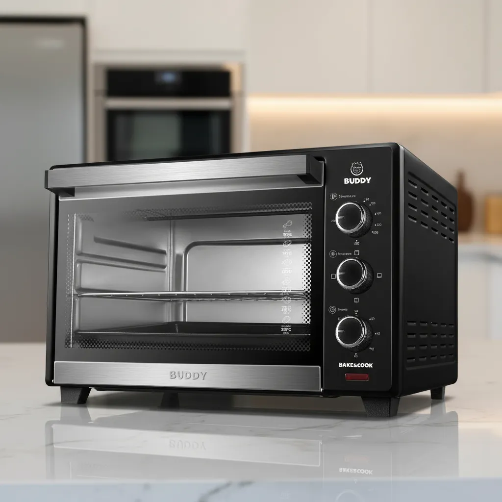 Horno Eléctrico Buddy 42Lts BD-42E Negro - Imagen 2