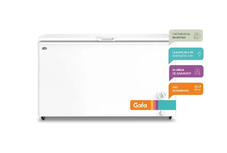Freezer Horizontal Gafa Blanco Inverter 402lts FGHI400B-XL