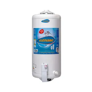 Termotanque A Gas Ecotermo 80 Lts Carga Superior LE80 Blanco