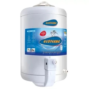 Termotanque A Gas Ecotermo 51 Lts Carga Inferior LE51 Blanco