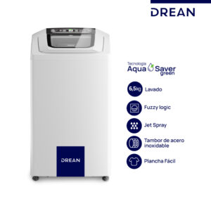 Lavarropas Automatico Drean Concept Neo Fuzzy 658B 6,5 Kg Blanco