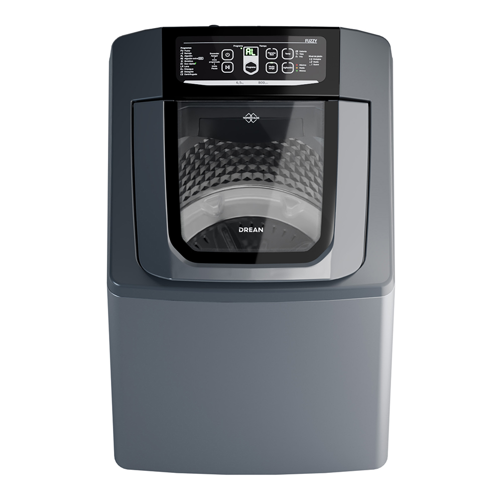 Lavarropas Automatico Drean Concept Neo Fuzzy 658G 6,5 Kg Gris - Imagen 4