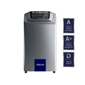 Lavarropas Automatico Drean Concept Neo Fuzzy 658G 6,5 Kg Gris