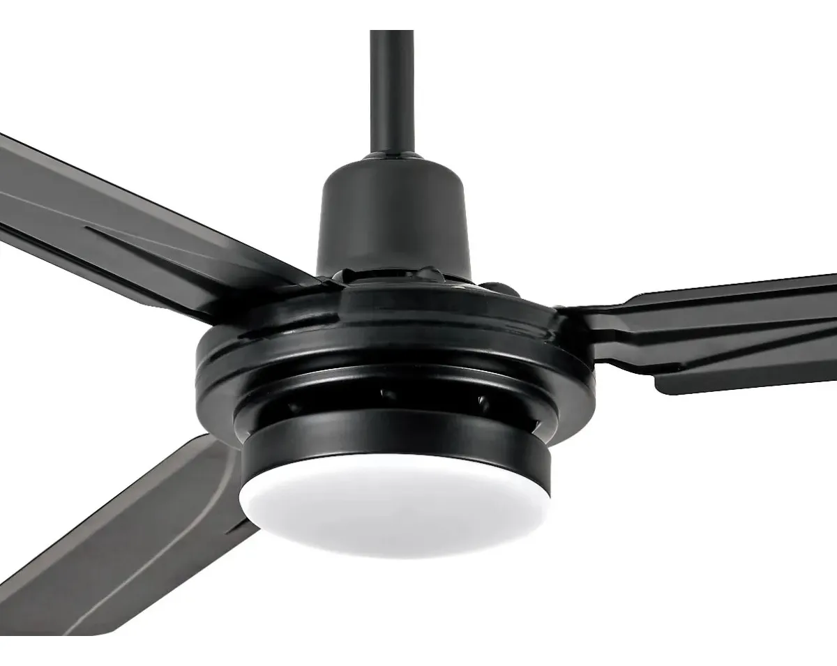 Ventilador De Techo Protalia 3401 De Chapa Negro C/Luz - Imagen 2