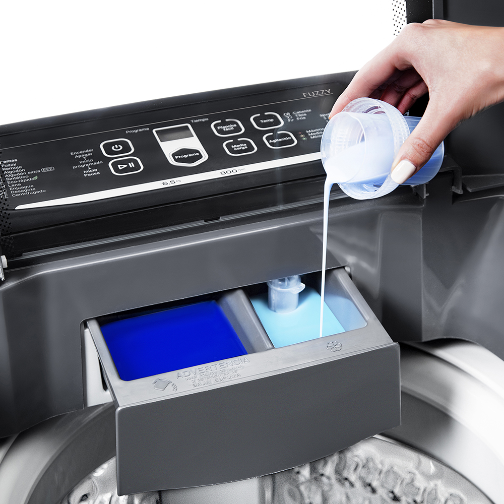 Lavarropas Automatico Drean Concept Neo Fuzzy 658G 6,5 Kg Gris - Imagen 9