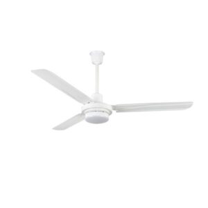 Ventilador De Techo Protalia 3401 De Chapa Blanco C/Luz