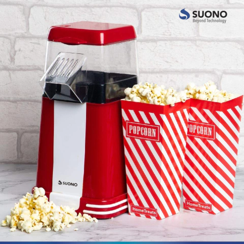 Pochoclera Suono Hog0134 Rojo Cocción Por Aire Caliente - Imagen 2