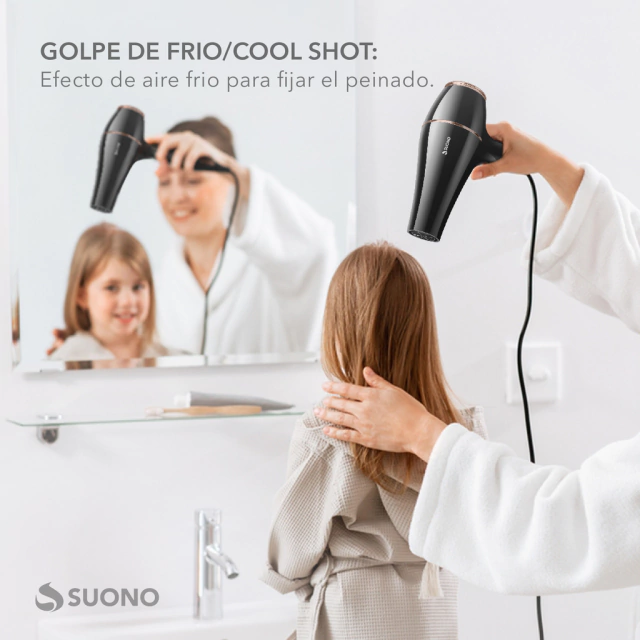 Secador De Pelo Suono HOG0256 1800W Con Accesorios - Imagen 7