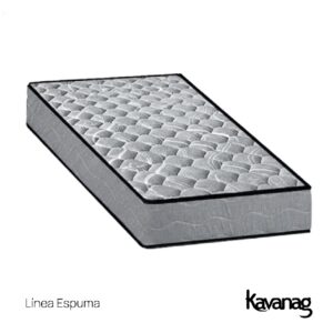 Colchón Kavanag Metal 1 plaza y 1/2 100x190x24cm Gris