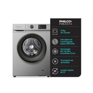 Lavarropas Automático Carga Frontal Philco 6.5Kg 1000 RPM PHLF6510P2 Predicta