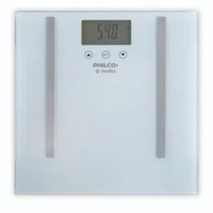 Balanza De Baño Digital Philco Bap2021pi IMC de Vidrio Blanca 180Kg