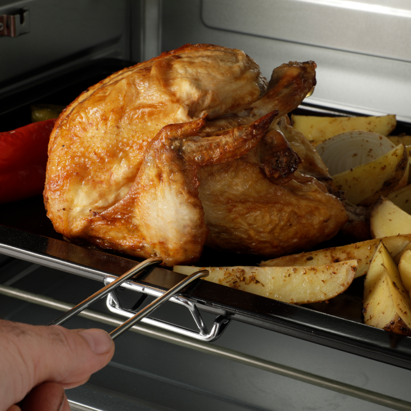 Horno Eléctrico Smartlife 70L SL-TOR070PN Spiedo y Conveccion Acero Inox - Imagen 11