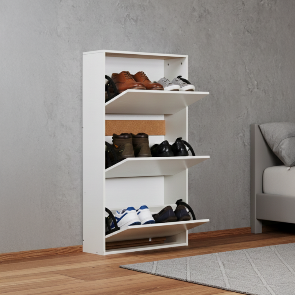 Zapatero 18 Pares Platinum 930 Blanco - Imagen 4