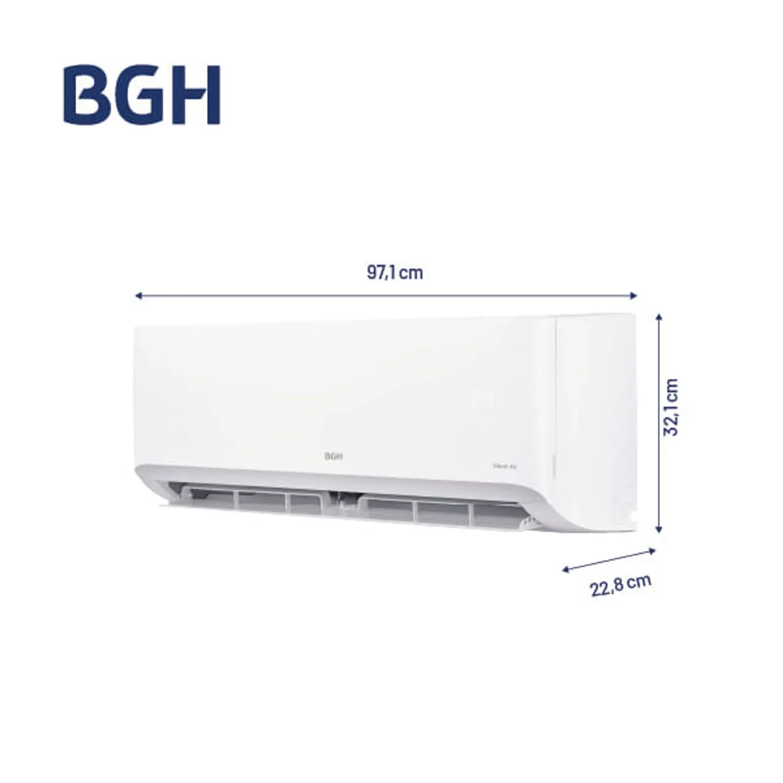 Aire Acondicionado Split Bgh 5400w Bs54wcdw F/c Blanco - Imagen 2
