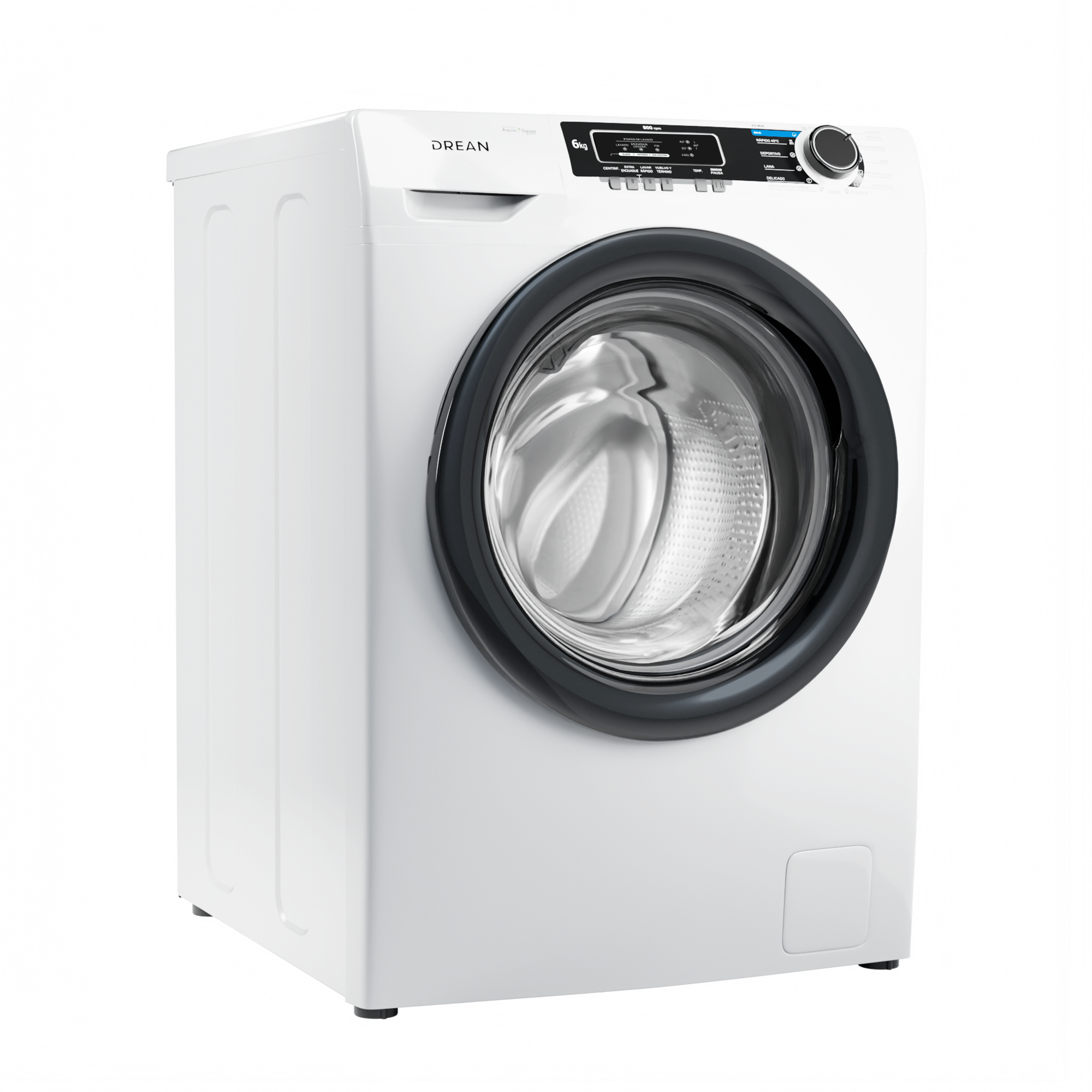 Lavarropas Automatico Drean 6Kg 800Rpm Carga Frontal Blanco - Imagen 4