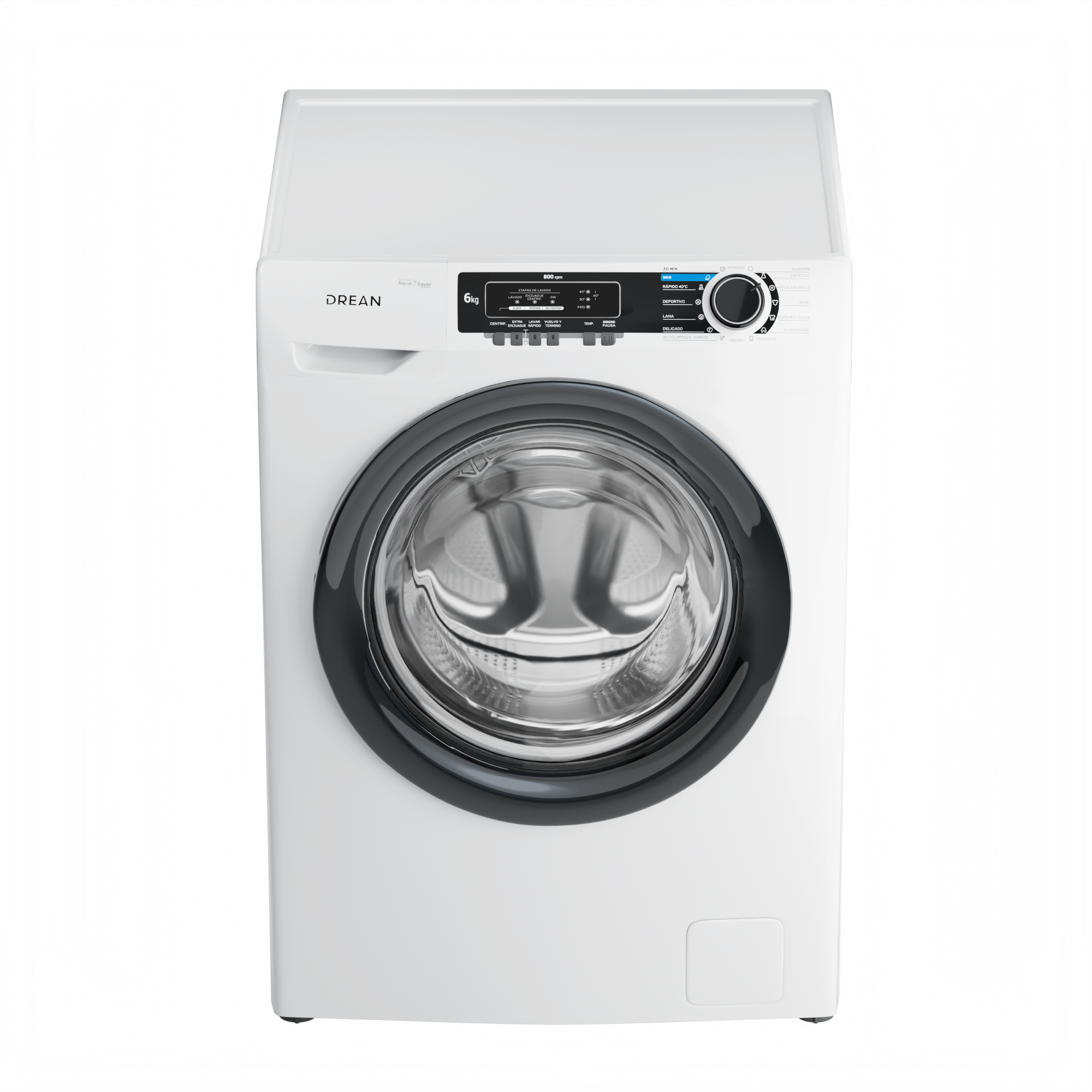 Lavarropas Automatico Drean 6Kg 800Rpm Carga Frontal Blanco - Imagen 5