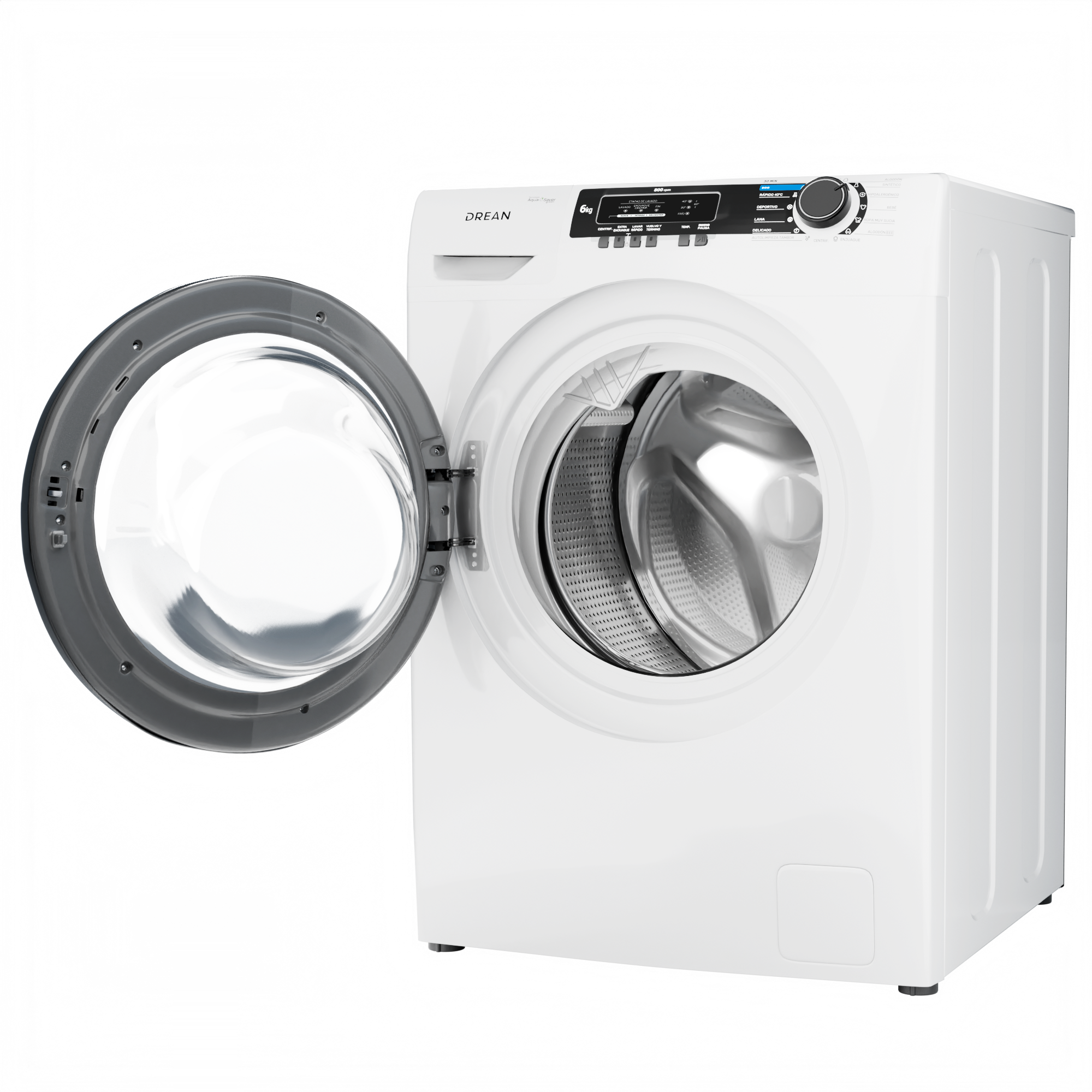 Lavarropas Automatico Drean 6Kg 800Rpm Carga Frontal Blanco - Imagen 7