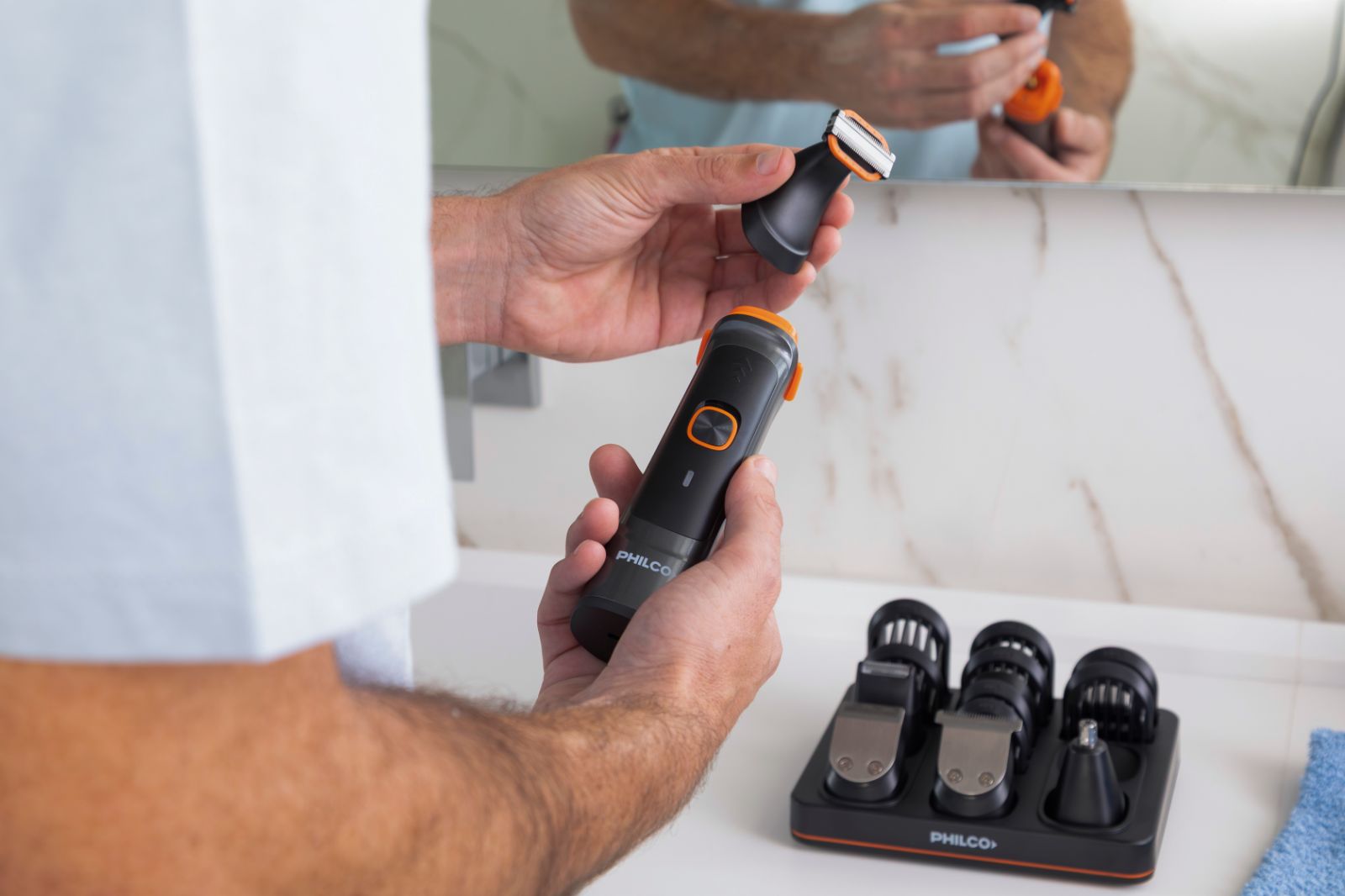 Afeitadora y Cortadora de Pelo Philco Cb8875pp Grooming Kit 5 en 1 Inalámbrica - Imagen 5