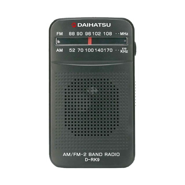 Radio Portátil Daihatsu D-rk9 Negro Am/fm A Pilas