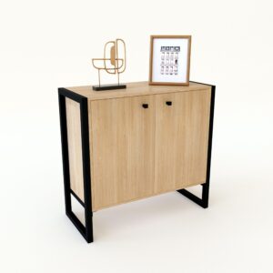 Vajillero Buffet Delos Dst10 2 Ptas Roble Nebraska Natural