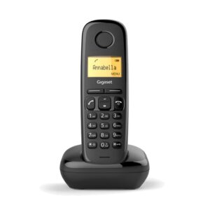 Teléfono Inalámbrico Gigaset A170 Negro Pantalla Iluminada