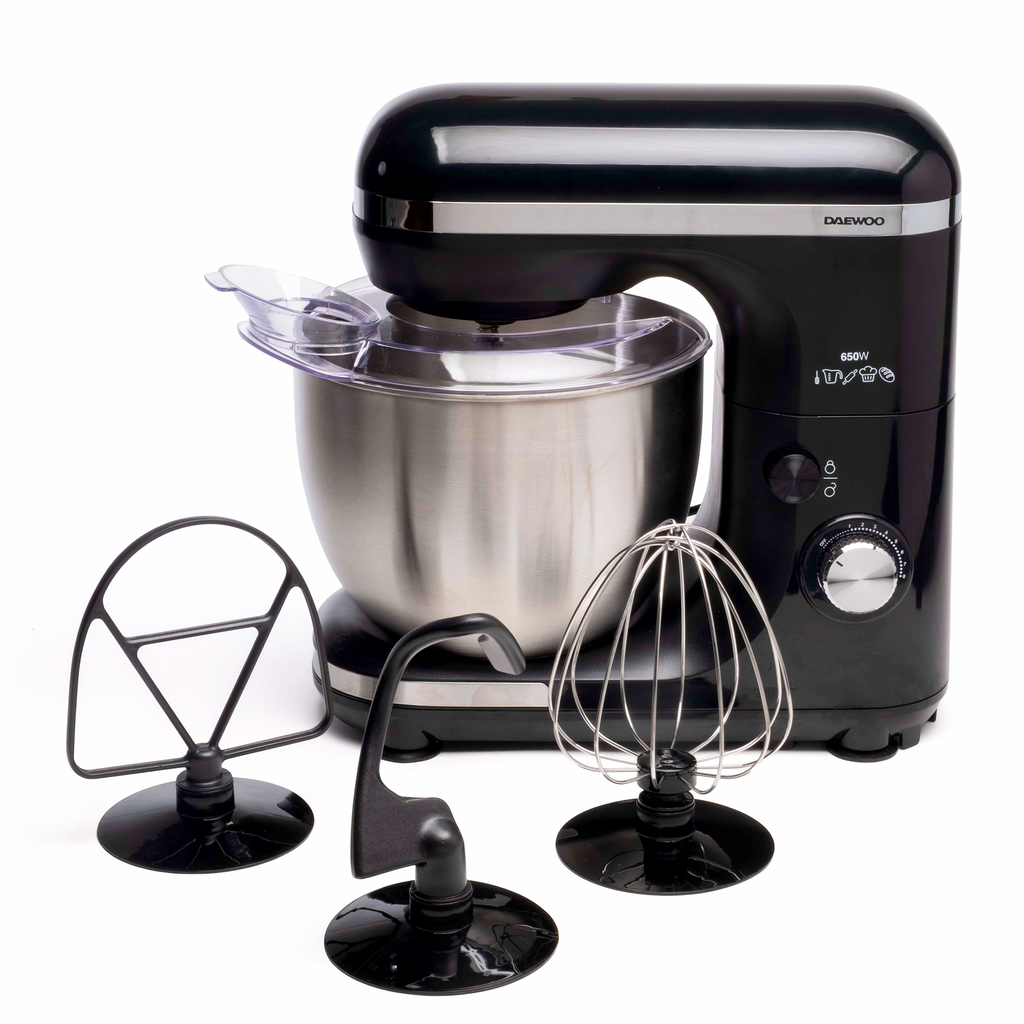 Batidora Planetaria Daewoo KA2216G Negro 650W Bowl 5L - Imagen 3