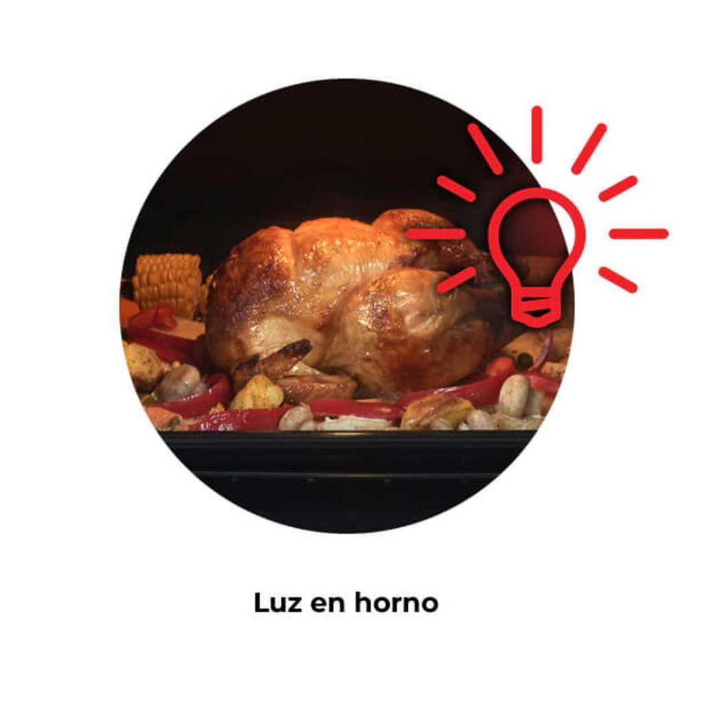 Cocina A Gas Longvie 13331xf 56cm Acero Inox Luz/encendido - Imagen 4
