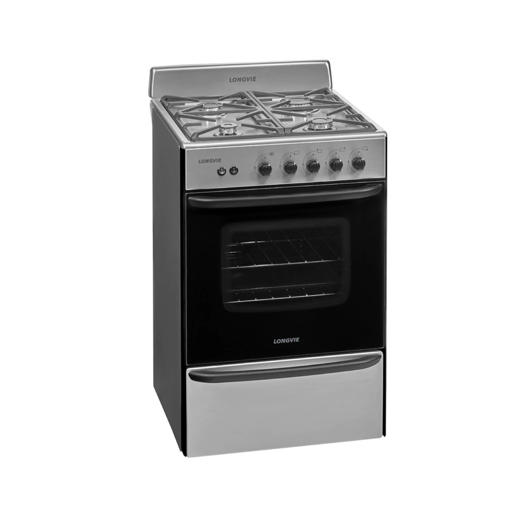 Cocina A Gas Longvie 13331xf 56cm Acero Inox Luz/encendido - Imagen 3