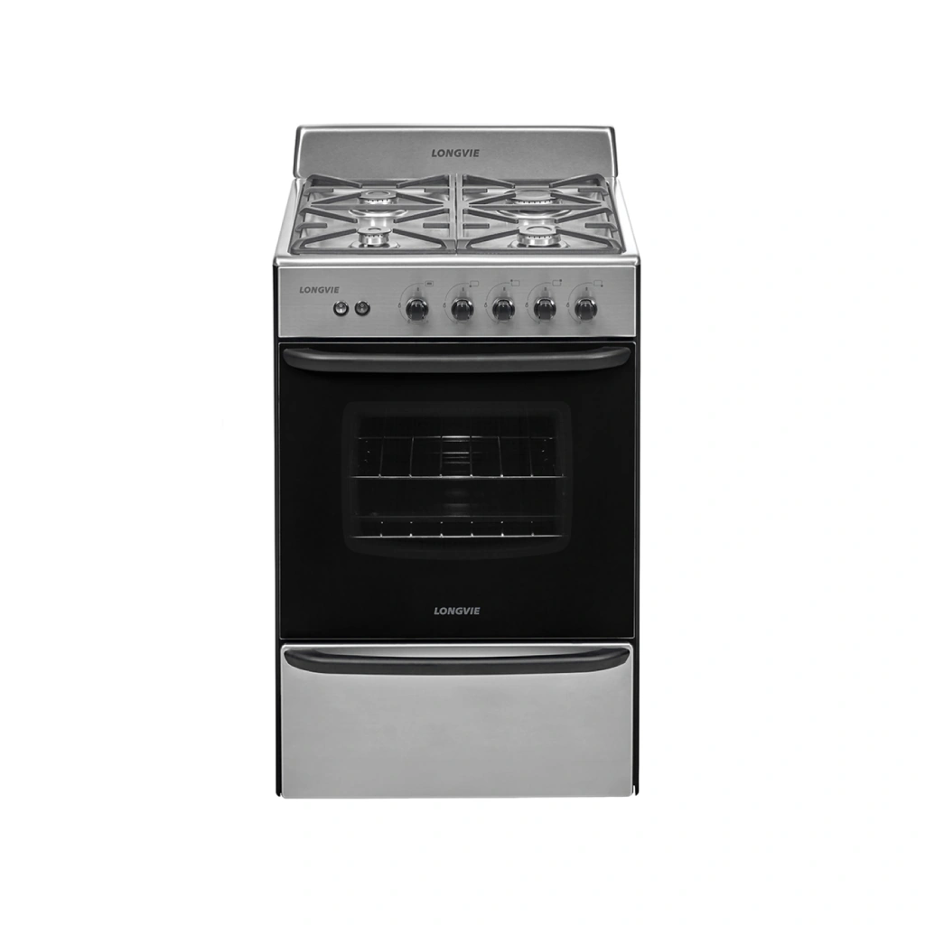 Cocina A Gas Longvie 13331xf 56cm Acero Inox Luz/encendido