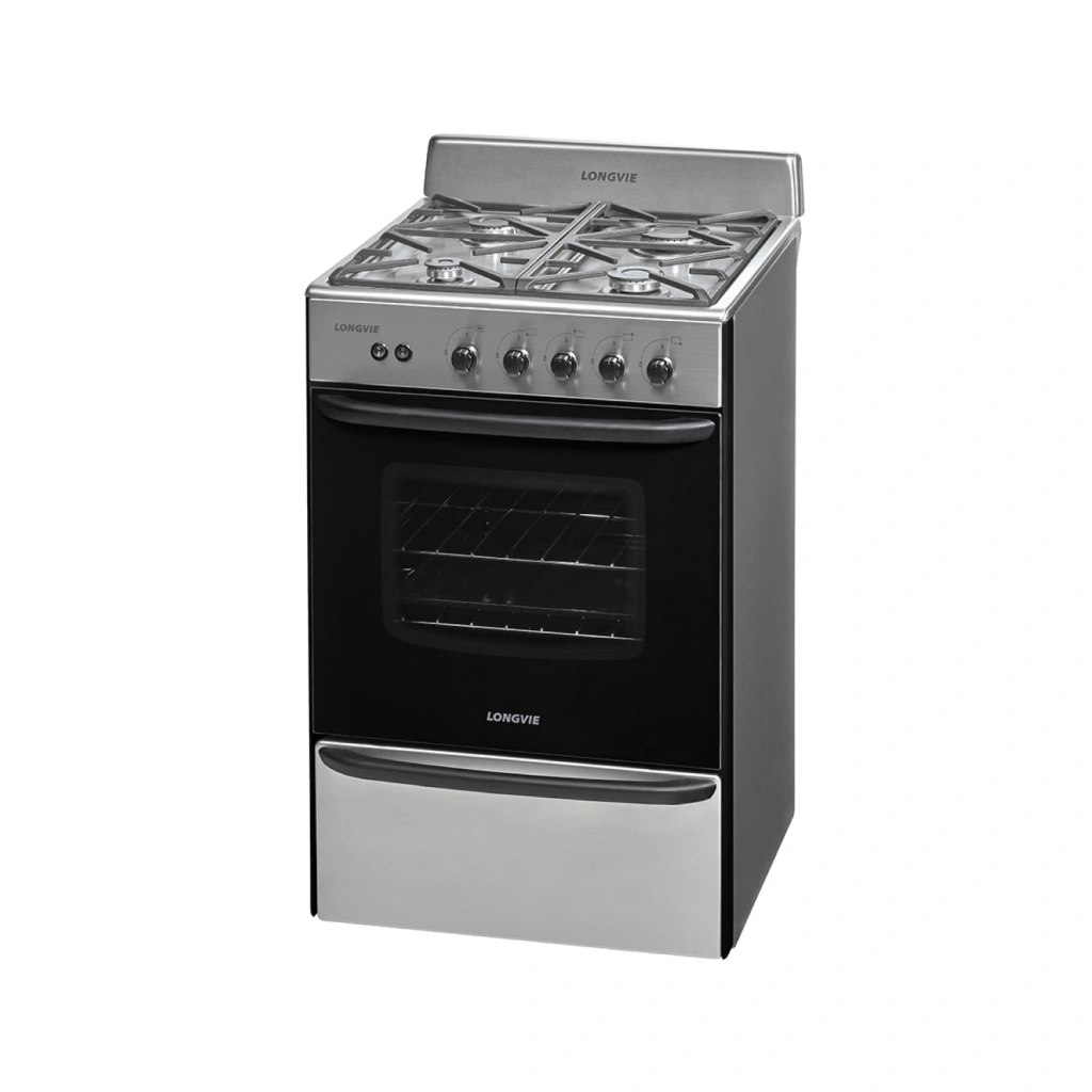 Cocina A Gas Longvie 13331xf 56cm Acero Inox Luz/encendido - Imagen 2