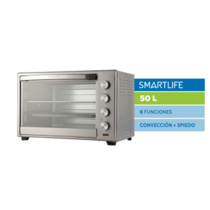 Horno Eléctrico Smartlife 50l Tor050pn C/spiedo/convección Acero Inox