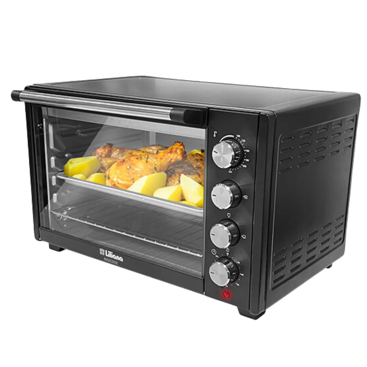 Horno Electrico Liliana Maxcook 60L AO600 Conveccion 2400W Negro