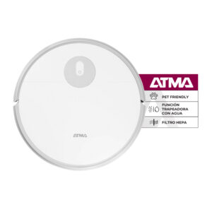 Aspiradora Robot Atma Atar21c1pi Trapeadora Blanca