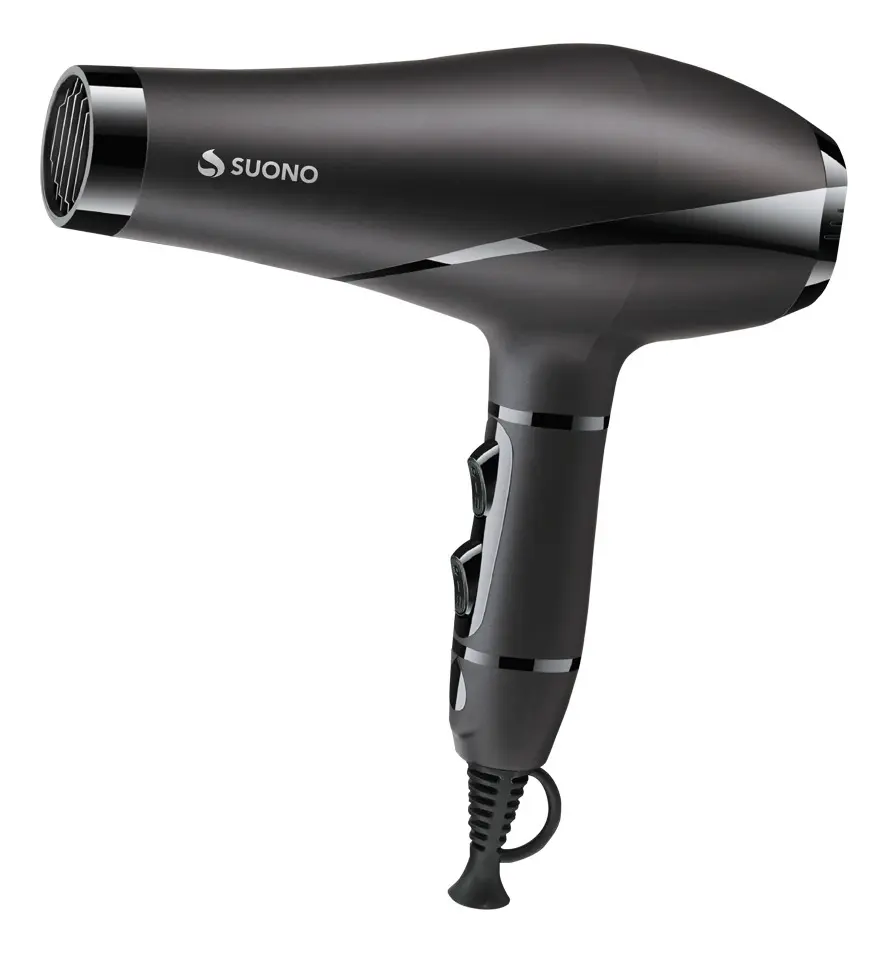 Secador De Pelo Suono Acc0067 2000w Frío/calor C/difu Negro