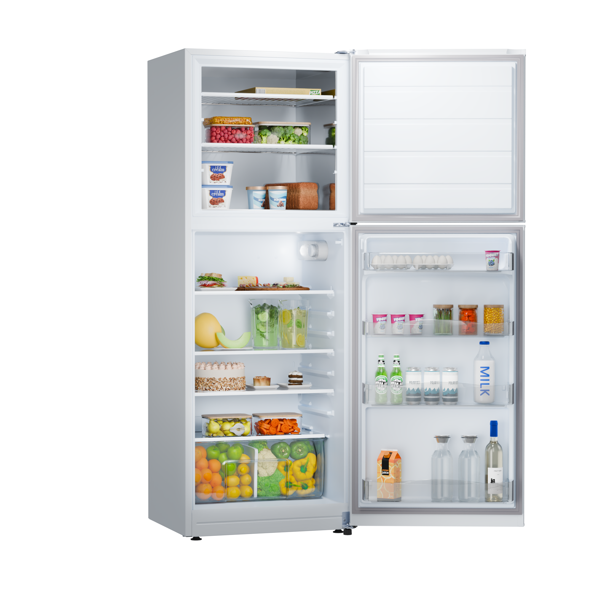 Heladera Drean 397l Hdr400f C/freezer Cíclica Blanca - Imagen 8