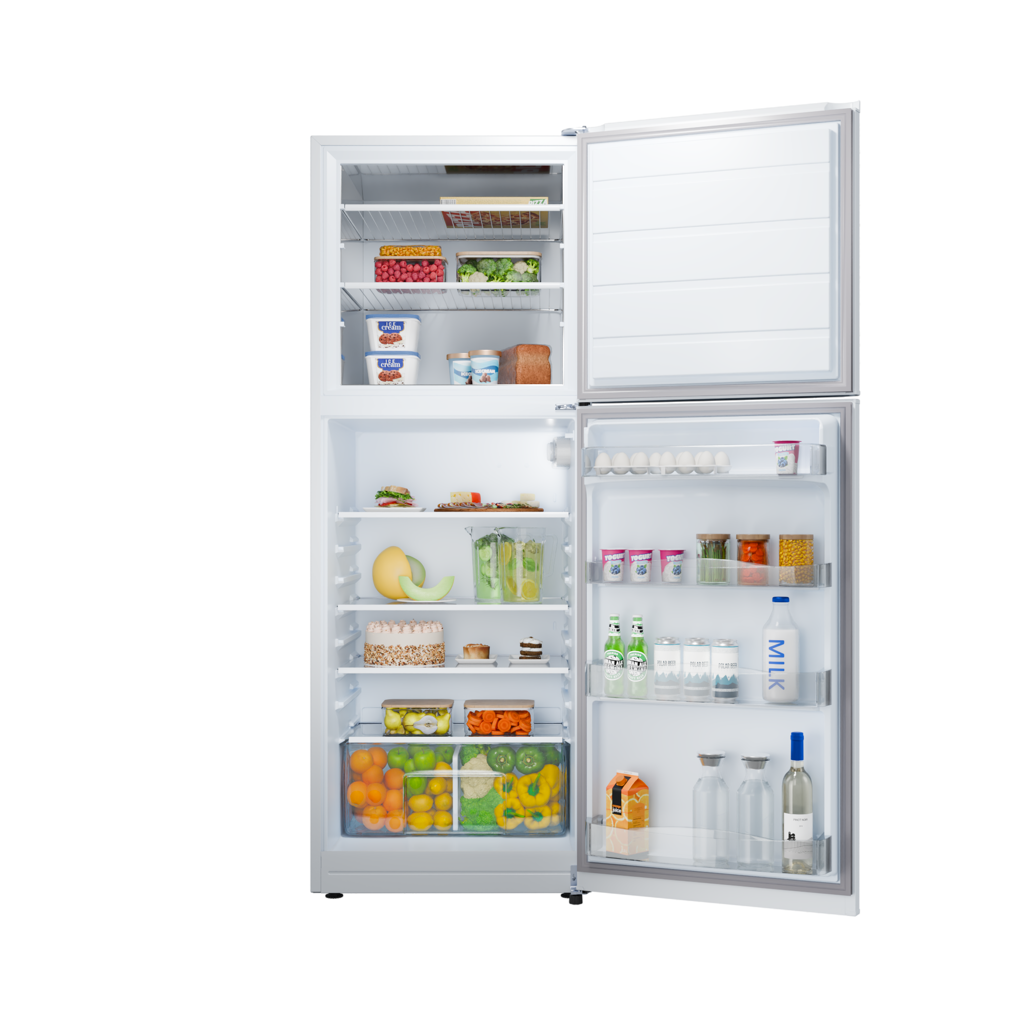 Heladera Drean 397l Hdr400f C/freezer Cíclica Blanca - Imagen 6