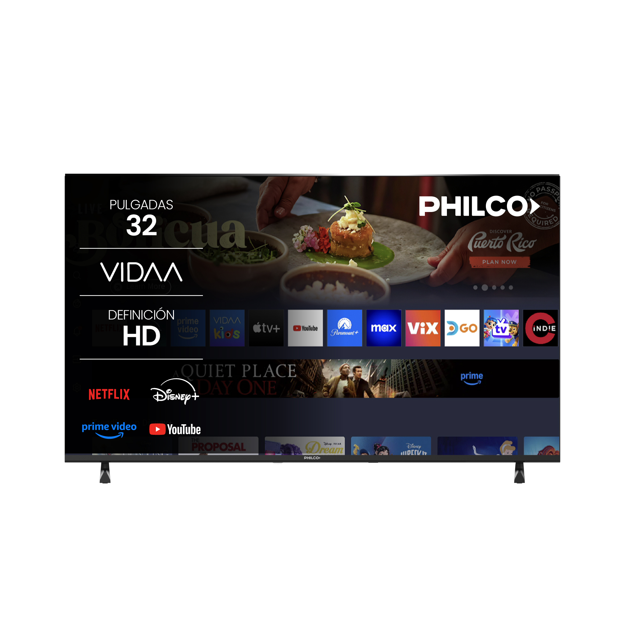 Smart Tv Philco 32 Pulgadas Pld32hs24vh Hd Led Vidaa Wifi