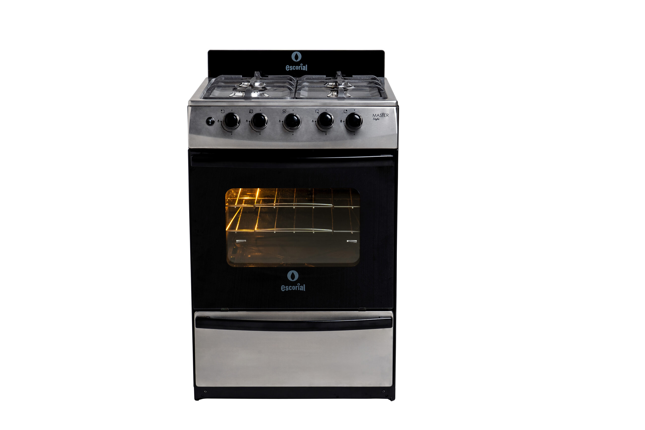 Cocina Escorial Master Style Multigas 56CM Acero Inoxidable