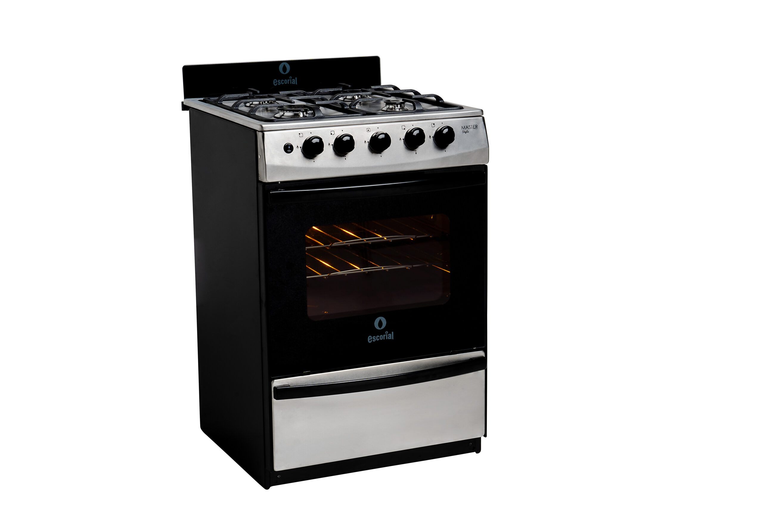 Cocina Escorial Master Style Multigas 56CM Acero Inoxidable - Imagen 5