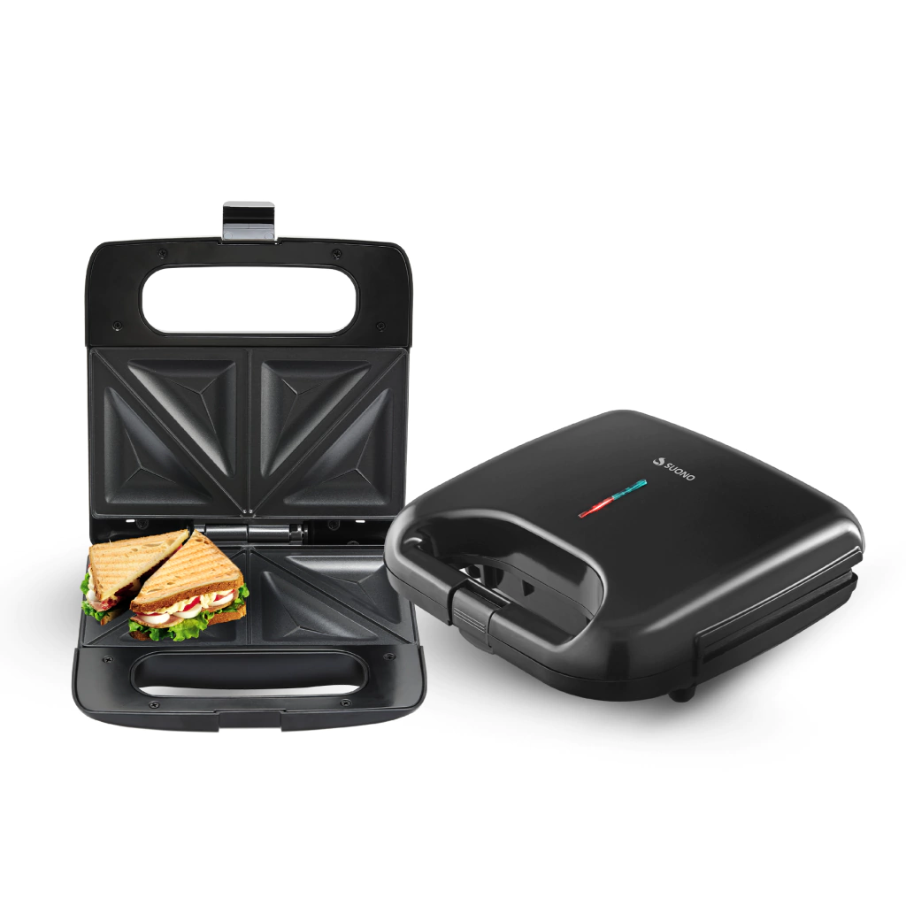 Sandwichera Eléctrica Suono Hog0225neg 750w Antiadherente