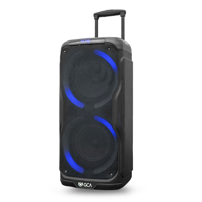 Parlante Portatil Gca Sp-8030 Strong Carrito 80w Luz Rgb - Imagen 2