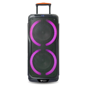 Parlante Portatil Gca Sp-8030 Strong Carrito 80w Luz Rgb
