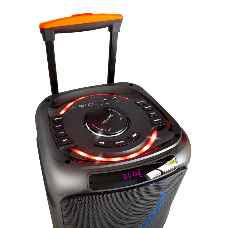 Parlante Portatil Gca Sp-8030 Strong Carrito 80w Luz Rgb - Imagen 4