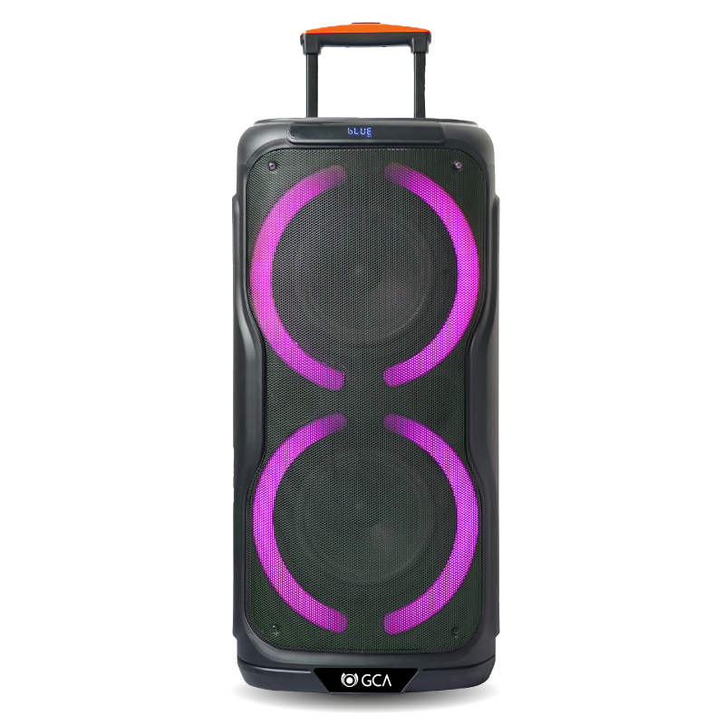 Parlante Portatil Gca Sp-8030 Strong Carrito 80w Luz Rgb
