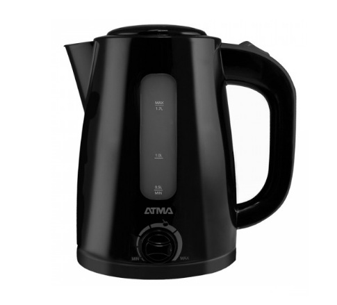 Pava eléctrica Atma PE1821NAP 1.7 lt Con corte Negra